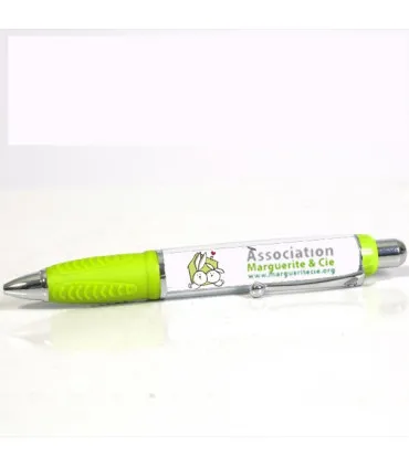 Stylo bic lapin marguerite