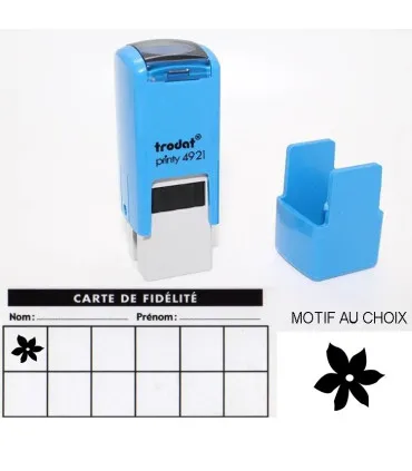 Tampon encreur carte fidelite