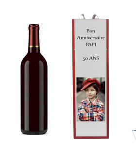 Boite à bouteille de vin personnalisée