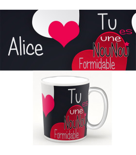 Mug merci nounou formidable
