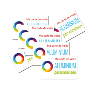 Carte de visite aluminimum