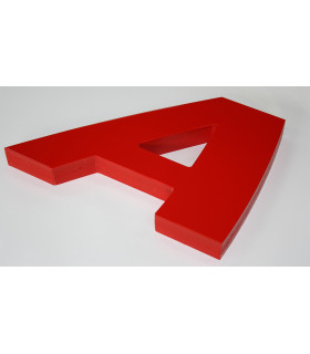 Lettre en plexiglas