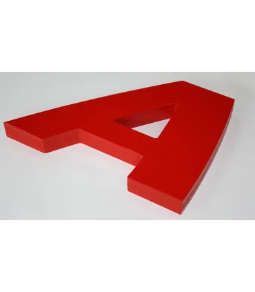 Lettre en plexiglas