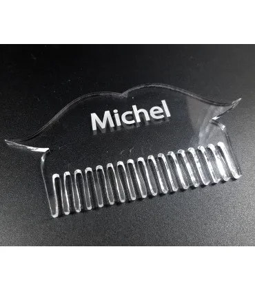 Peigne a barbe personnalisé