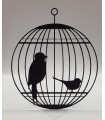 Décoration cage et oiseau