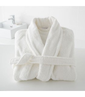 Peignoir blanc brodé personnalisé