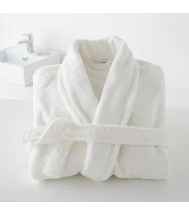 Peignoir blanc brodé personnalisé