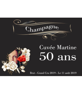 Etiquette champagne vintage