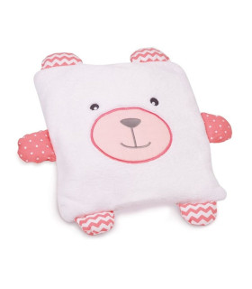 Coussin blanc couverture 2 en 1