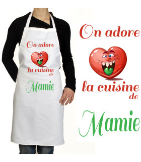 Tablier rigolo pour mamie