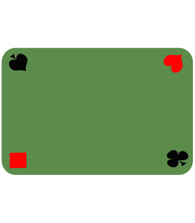 Tapis de jeu club sport belote