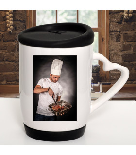 Mug avec couvercle