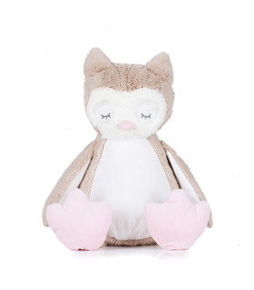 Peluche chouette personnalisée brodée