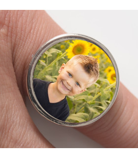 Bague ronde personnalisée
