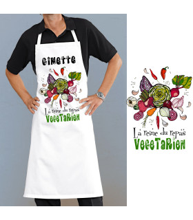 Tablier cuisine pour végétarien