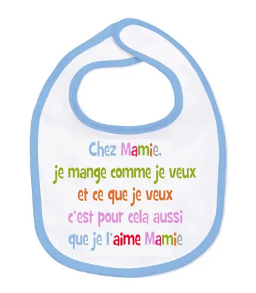 Bavoir pour mamie