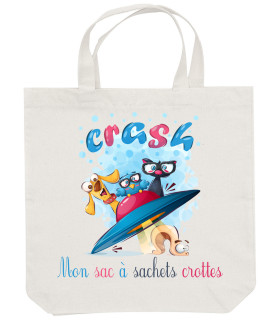 Sac à crottes chien personnalisé
