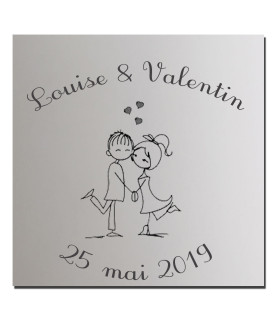 Sous verre miroir personnalisé