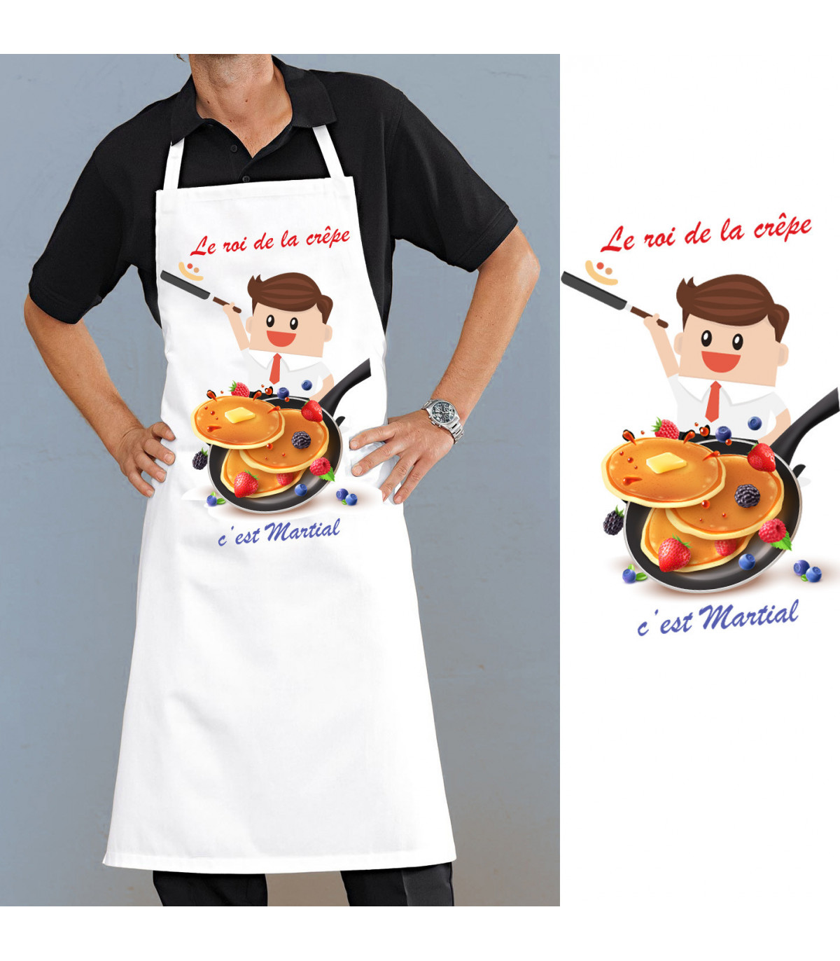 Tablier de Cuisine - Tablier Rigolo Monsieur Cuisine - Cadeau