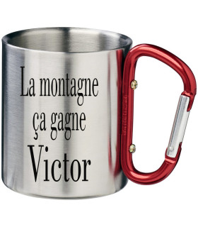 Mug aluminium personnalisé