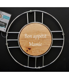 dessous de plat gravé