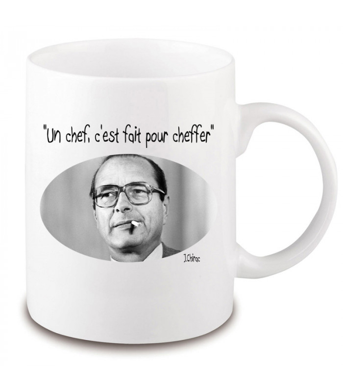 Mug hommage Jacques Chirac