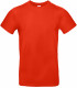 t shirt floque orange rouge