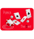 tapis de poker fond rouge