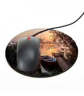 tapis de souris rond photo