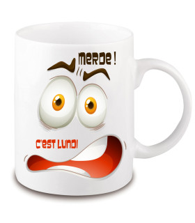 mug pour collègue du lundi