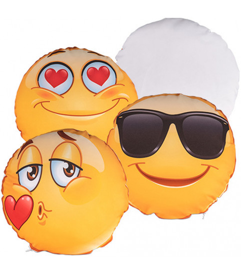 coussin smiley photo