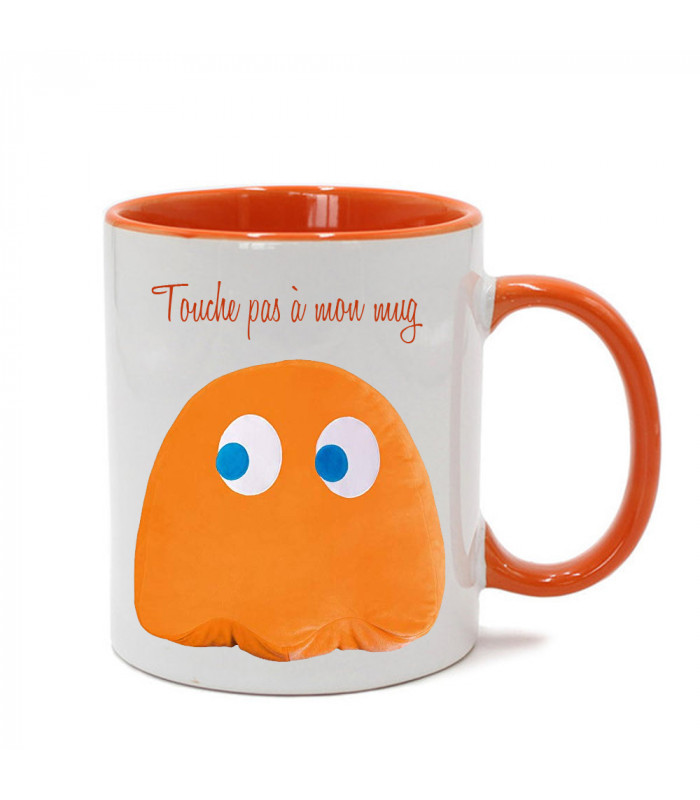 Tasse mug couleur orange