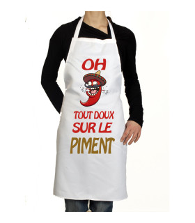 tablier cuisine piment