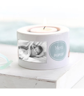 petit bougeoir avec photo