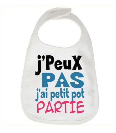 bavoir petit pot partie