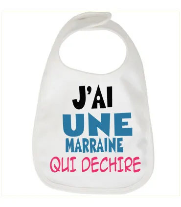 bavoir pour marraine