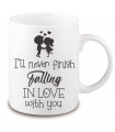 Mug falling in love