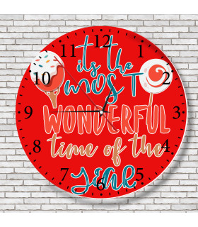 horloge design rouge wonderful