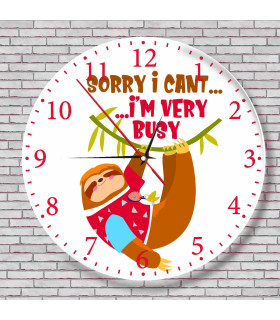 horloge le paresseux