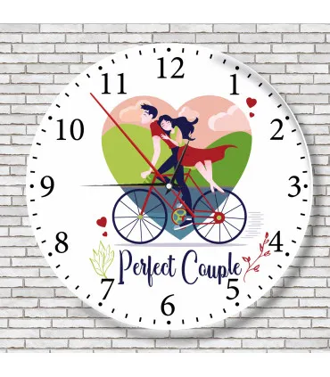 horloge couple parfait