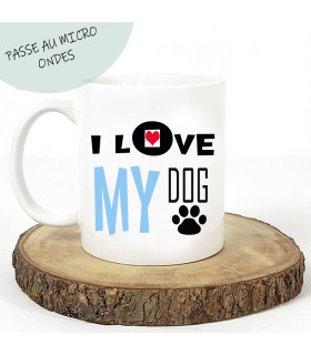tasse mug j'aime mon chien