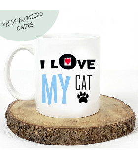 tasse j'aime mon chat