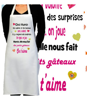 tablier coeur mamie