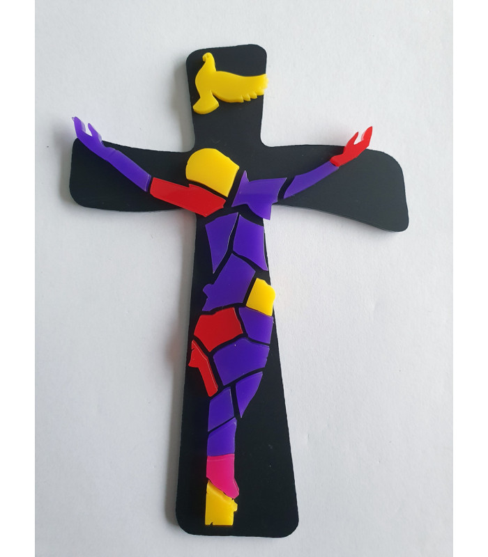 Croix moderne Christ