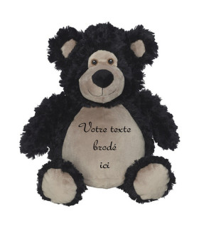 ours peluche noir