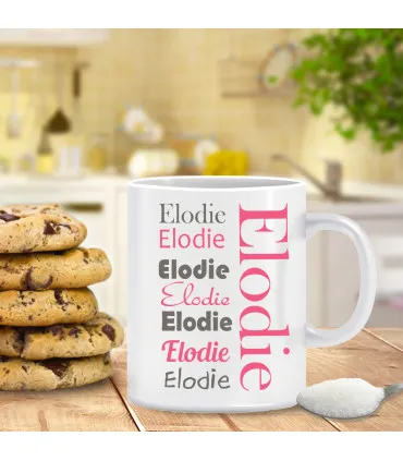 mug personnalise prenom
