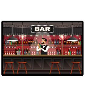 tapis de bar apéritif
