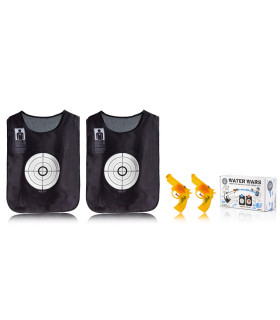 pistolet a eau et cible