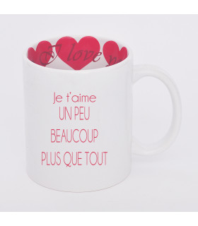mug coeur photo