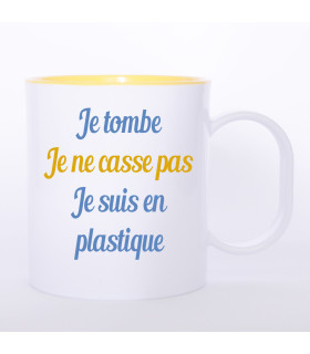 mug plastique photo